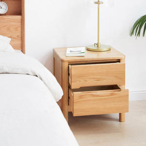 Table de chevet en teck massif en gros, design personnalisé, OEM ODM, mobilier de chambre à coucher, commande en gros, fournisseur exportateur - Product Image 4