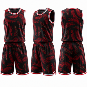 Tenues de basketball personnalisées très demandées, grandes tailles, 100 % polyester respirant, séchage rapide, unisexe adulte, marque privée - Product Image 1