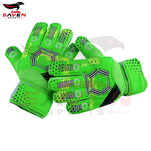 Gants de gardien de but de football antidérapants, protection des doigts, sangle de poignet réglable, gants de sport pour hommes et femmes, entraînement et match - Product Image 3