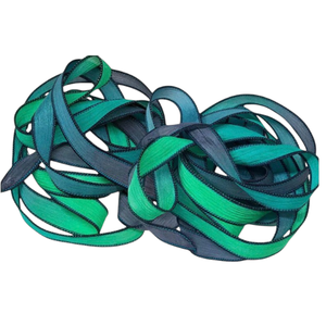 Cinta de Seda 100% Pura, Color Pastel Multicolor, Suave, Decorativa, para Prendas, Manualidades, Envoltura de Regalos, Venta al Por Mayor - Product Image 5