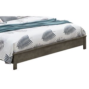 Elegante Letto Queen Grigio con Design Robusto, Categoria Prodotti Imbottiti - Product Image 4