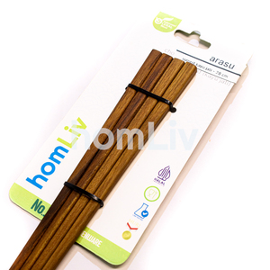 Palillos de Madera de Teca Arasu Ecológicos y Naturales OEM, Seguros para Alimentos, Sin Pintura ni Barniz, Halal, Personalizados para Cocina - Product Image 2