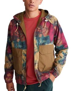 Chaquetas cortavientos impermeables con capucha y cremallera para hombre, chaqueta de entrenamiento con estampado de flores de fútbol, ropa deportiva personalizada por sublimación - Product Image 5