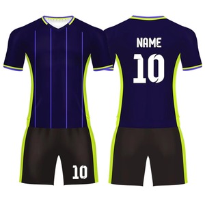 Camiseta de Fútbol Personalizada 2026, Poliéster/Algodón, Ligera, Transpirable, de Secado Rápido, Cuello Redondo, Manga Corta, Unisex, para Adultos, Serigrafía - Product Image 3