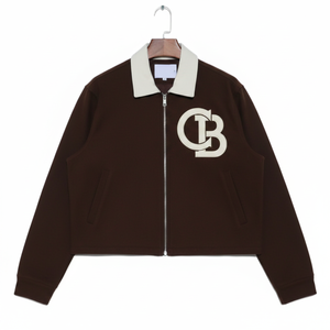 เสื้อแจ็คเก็ตผ้าฝ้าย 100% ปักลายตามสั่ง รุ่นเฮฟวี่เวท |   การเย็บแบบแม่นยำ |   เสื้อผ้าลำลองสำเร็จรูปสำหรับขายปลีกจาก Meeroos Industries - Product Image 1