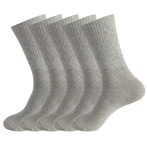 Regular Fit Crew <b>Socks</b> Smooth Knit Material Comfortable Daily Use Clothing Accessory Essential - Product Image 4