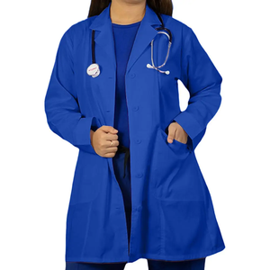 Bata de Laboratorio Médica Elegante para Mujer, Corte Moderno, Uso Profesional en Laboratorios y Hospitales, Ropa de Trabajo Cómoda y Transpirable - Product Image 1