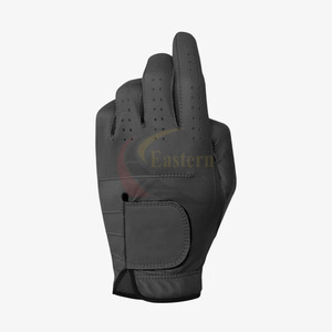 Gant de golf en cuir d'agneau de haute qualité 100% cuir, logo personnalisé, gant de golf professionnel pour hommes gauchers, cuir Cabretta durable - Product Image 3