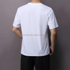 เสื้อยืดแขนสั้นสำหรับผู้ชายเทรนด์ฤดูร้อนคุณภาพสูงเสื้อครึ่งแขนพิมพ์ลายตัวอักษรทรงเข้ารูปใหม่ - Product Image 5