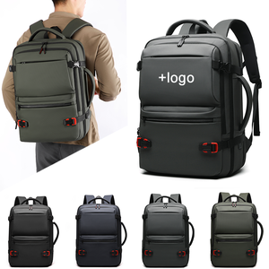 Mochila Expandible Impermeable para Portátil Oxford, con Cierre Antirrobo, para Viajes de Negocios, Gran Capacidad, para Computadoras de 15.6 Pulgadas - Product Image 1