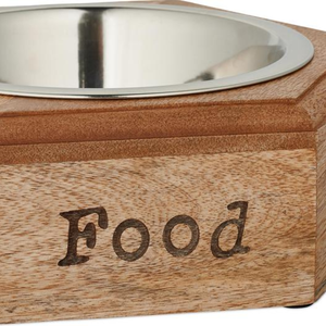 Vente en gros de gamelles pour animaux de compagnie en bois rustique de qualité supérieure, gamelles pour chiens, prix avantageux, provenance Vietnamienne - Product Image 3