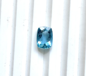 3.20 quilates de aguamarina azul con corte cojín de alta calidad para la elaboración de joyería fina, piedra preciosa natural - Product Image 5