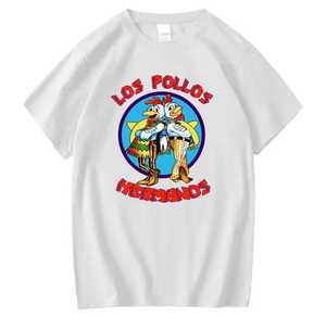 Camiseta de Hombre con Estampado de Dibujos Animados, Corte Regular, Manga Corta, Cuello Redondo, Tejido de Poliéster Antiencogimiento, Logotipo Frontal, Estilo Casual - Product Image 4