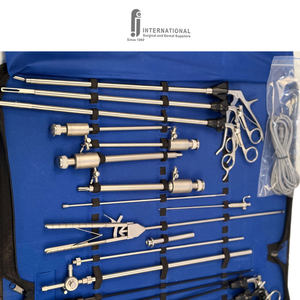 Ensemble chirurgical laparoscopique de haute qualité en acier inoxydable, 28 pièces, pour la chirurgie abdominale, avec pinces - Product Image 5