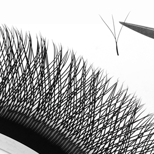 Charmlash Fournitures de cils en gros Extensions de cils 6D en forme de W Application facile Noir intense Tissées à la main C CC D - Product Image 1