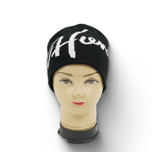 Unisex Beanie Hat <b>Letter</b> Pattern 100% <b>Acrylic</b> Rhinestone Embroidery Casual Outdoor Winter Cap 56-58CM Adult - Product Image 4