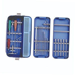 Instrumentos Quirúrgicos Ortopédicos de Acero Inoxidable, Juego de Instrumentos con Placa de Bloqueo para Fragmentos Grandes para Cirugía de Fracturas por Dentavex - Product Image 1