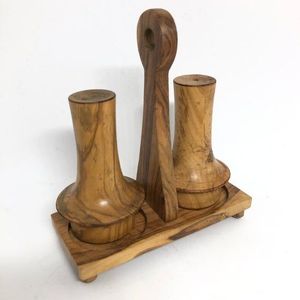 Functional Wooden <b>Salt</b> And Pepper <b>Shaker</b> Collection Crafted For Everyday Cooking And Serving Purpose - Product Image 1