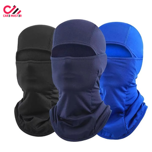 Pasamontañas de esquí a cuadros 100% algodón con bordado de logotipo personalizado, gorro de punto de 3 orificios para motocicleta, tallas y colores personalizables - Product Image 5