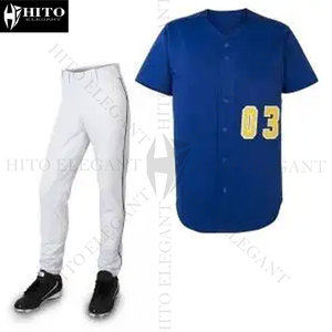 Professional <b>Baseball</b> Uniform <b>Set</b> Jersey and Pants OEM Service High Performance <b>Baseball</b> Jersey Moisture Wicking Team Apparel - Product Image 2