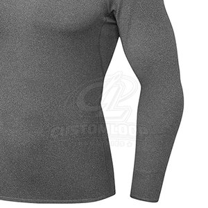 Chemises de compression respirantes pour hommes, personnalisables, avec coutures renforcées, pour entraînement intensif quotidien - Product Image 5