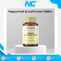 Compléments de santé à base de plantes biologiques les plus vendus : Comprimés d'extrait de feuille de papaye, soutien antioxydant, prix compétitif Inde