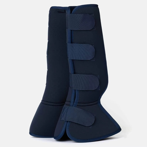 Bottes de protection pour hommes personnalisées en cuir véritable et PU, durables, pour l'équitation, l'entraînement, le saut et la course - Vente en gros - Product Image 1