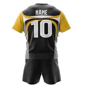 Hot Sale Quick Dry Breathable <b>Plus</b> <b>Size</b> Unisex Rugby Uniforms Sets Customized High Quality 100% Polyester Anti-Bacterial Anti-UV - Product Image 6