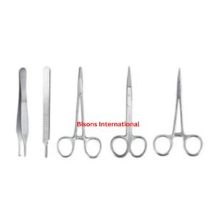 Wholesale Manual Medical <b>Suture</b> Training <b>Kit</b> Silicone Skin Pad with Needle Holder Forceps Scissors - Product Image 3