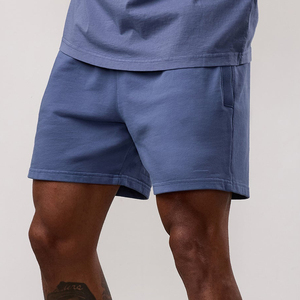 Summer Sports Fitness Sweat <b>Shorts</b> Mens Cotton Terry Fabric Running <b>Shorts</b> Custom Men's Casual <b>Shorts</b> - Product Image 2