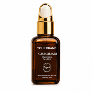 Kumkumadi Facial Serum Premium Botanical Skincare Formula Natural Oil Blend Private Label Cosmetic <b>Herbal</b> <b>Supplements</b> - Product Image 2