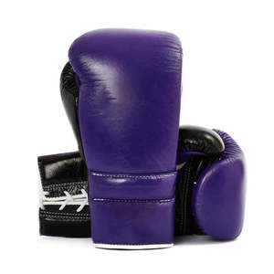 Guantes de Boxeo con Logotipo Personalizado, Diseño de Cordones de Cuero Genuino, Fabricante Profesional, Diseña Tus Propios Guantes de Boxeo - Product Image 1