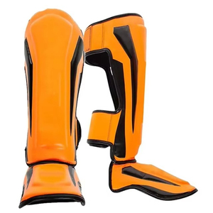 Los Mejores Guantes de Boxeo con Logotipo Personalizado OEM, Protectores de Espinilla Elásticos Ajustables para Niños y Adultos, Hechos de Cuero PU Deportivo - Product Image 1