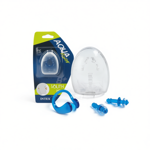 Set di tappi per le orecchie e clip per il naso Intex Aqua Swim, attrezzatura da nuoto senza lattice per giovani - Product Image 2