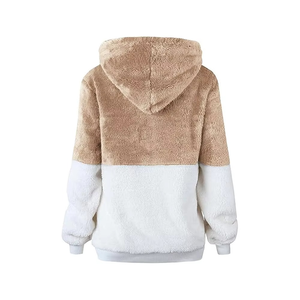 2026 Mejor Precio al por Mayor Sudaderas Sherpa Personalizadas con Estampado, Forro Polar, Estilo Urbano, Insignia Frontal, Bordado, Encaje, Casual, Otoño - Product Image 2