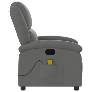 Fauteuil de massage inclinable gris foncé - Product Image 5