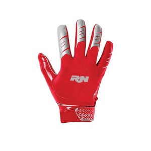 2023 nueva llegada diseño personalizado agarre Palma y cuero moderno Unisex fútbol receptor guantes con Material de alta calidad - Product Image 4