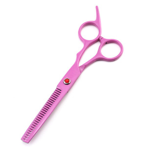Ciseaux de coiffure professionnels roses 2026 à lame affûtée pour salon – Kit de coupe et d'éclaircissement - Product Image 3