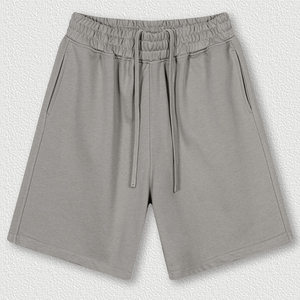 Pantalones Cortos de Felpa con Lavado Ácido Personalizados – Estilo Vintage, Desgastados, con Bajo sin Rematar - Product Image 2