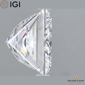 Signature Stone 5.00 CT CVD Lab Grown Diamond Princess Cut E Color VS1 Clarity 9.22 MM IGI Certified <strong>Precious</strong> Jewelry <strong>Element</strong> - Product Image 4