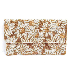 Sac à bandoulière brodé floral de qualité supérieure pour femmes avec des broderies complexes, des perles décoratives et une finition artisanale élégante - Product Image 5