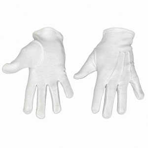 Manchette unisexe en coton 100% respirant de haute qualité, longueur coude, écologique, brodée, pour l'Église, les Francs-Maçons, la Franc-Maçonnerie, Taille personnalisée - Product Image 1