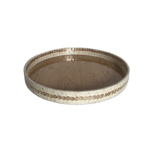 Bandeja de concha de perla Madre, bandeja plana de M.O.P, venta al por mayor, barata y de buena calidad - Product Image 1