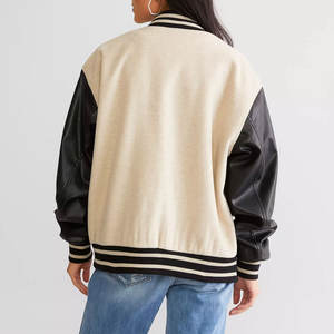 Chaquetas Varsity para Mujer de Color Sólido al Por Mayor al Mejor Precio - Transpirables, Ecológicas, Resistentes al Viento, de Primera Calidad, Gran Venta - Product Image 2