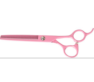 Tijeras de Peluquería Profesionales Metálicas en Azul, Rosa y Morado con Tensión Ajustable - Product Image 3