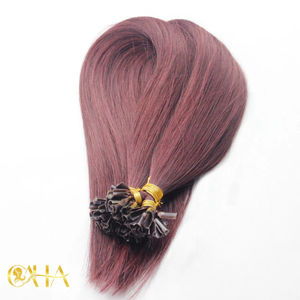 Extensions de cheveux naturels Remy vietnamiens I-Tip pour usage professionnel en salon, 100g, colorées, fixation Nano Ring, pointes doublement tirées, OEM ODM - Product Image 3