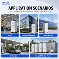 Gabinete de Almacenamiento de Energía con Batería de Alto Voltaje de 241 kWh, Sistema BESS LFP de 100 kW Refrigerado por Aire para Microredes y Energía de Respaldo