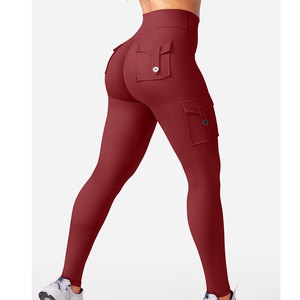 Leggings Deportivos de Yoga para Mujer, Servicio OEM, Transpirables, Ultrafinos, Ligeros, Grosor Estándar, Leggings de Gimnasio, Logotipo Personalizado - Product Image 2