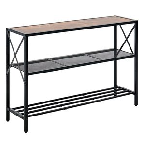 Consolle stretta a 3 livelli da 41,7 pollici, tavolo lungo per ingresso e corridoio, ideale per casa o hotel - Product Image 1