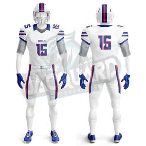 Uniforme de football américain de haute qualité à bas prix, fabriqué en 100 % polyester - Product Image 2